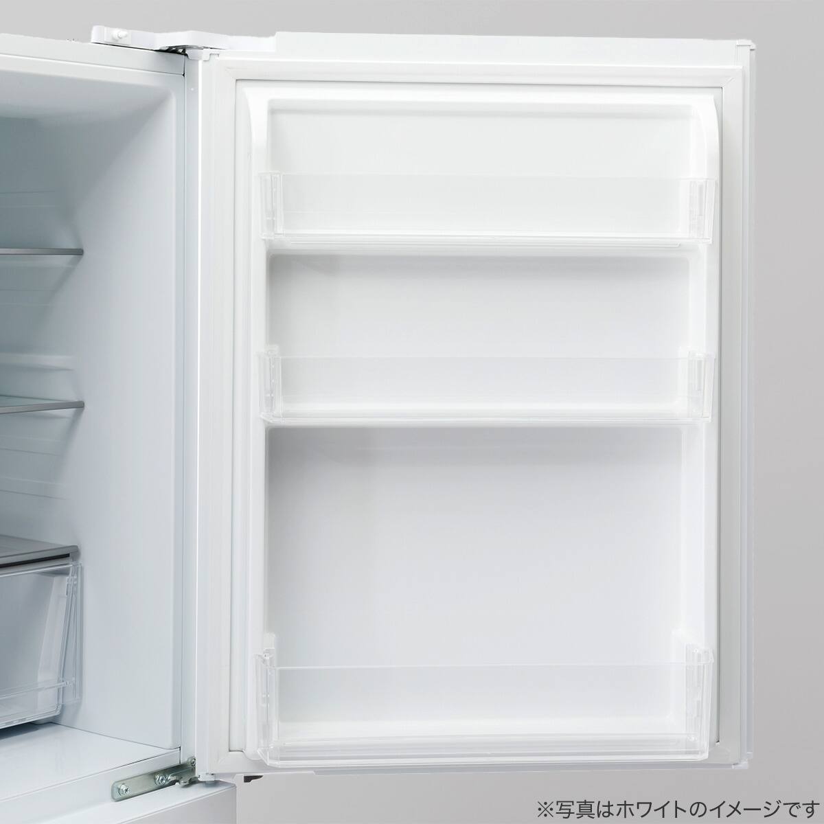 271L 3ドアファン式 まんなか切替冷蔵庫 (BR2G01 ブラック