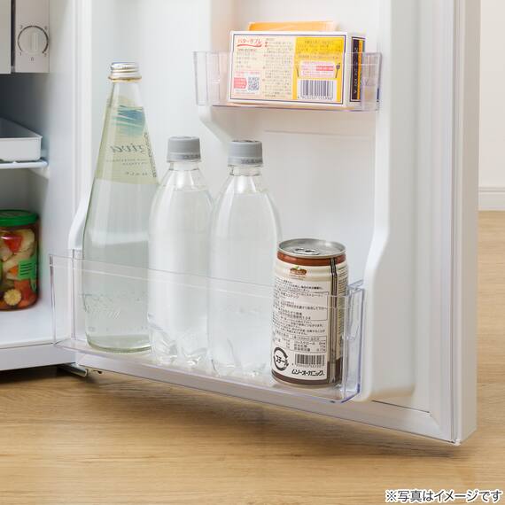 46L 直冷式 1ドア冷蔵庫(GZ2G01  ホワイト)(リサイクル回収なし) 9枚目画像