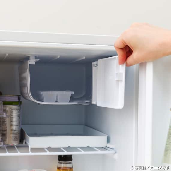 46L 直冷式 1ドア冷蔵庫(GZ2G01 ホワイト)(リサイクル回収なし) 11枚目画像