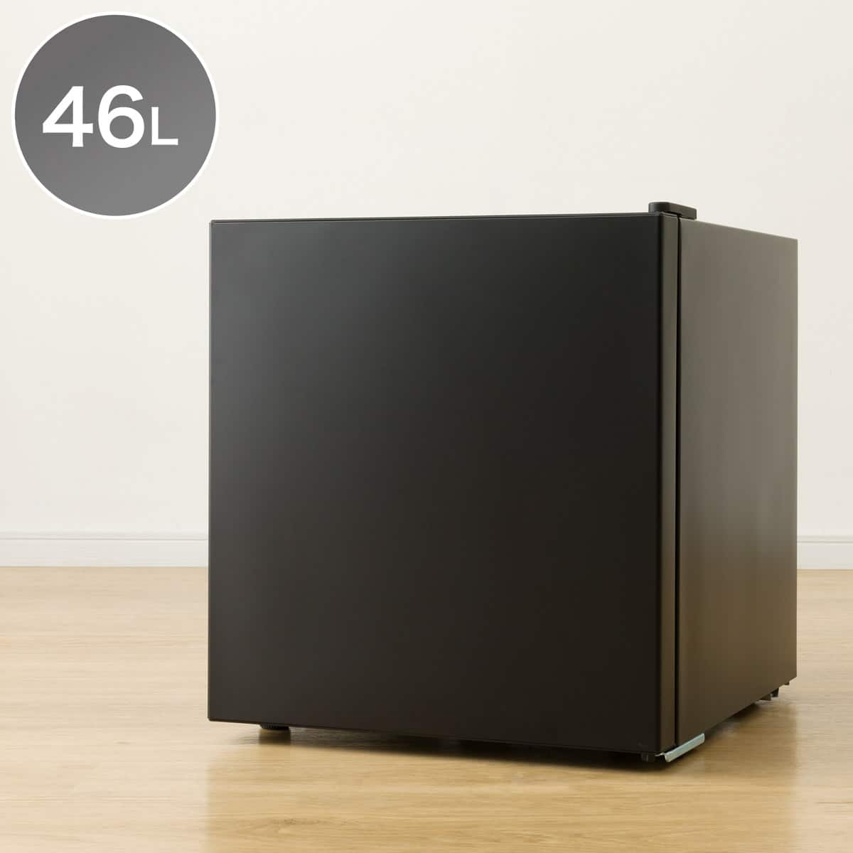 46L 直冷式 1ドア冷蔵庫(GZ2G01 ブラック)(リサイクル回収あり