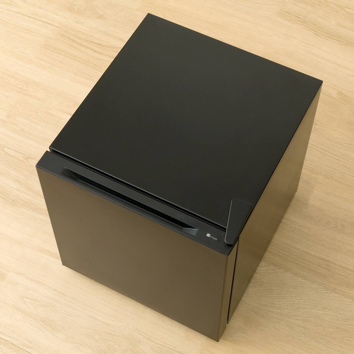 46L 直冷式 1ドア冷蔵庫(GZ2G03 ブラック)(リサイクル回収あり