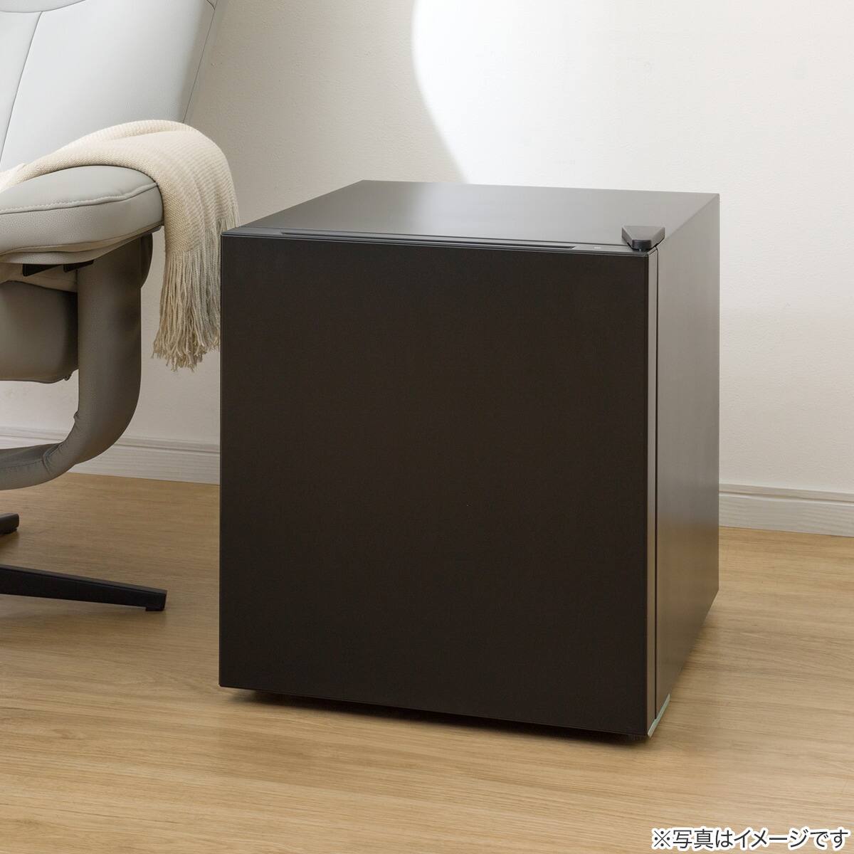 46L 直冷式 1ドア冷蔵庫(GZ2G03 ブラック)(リサイクル回収なし