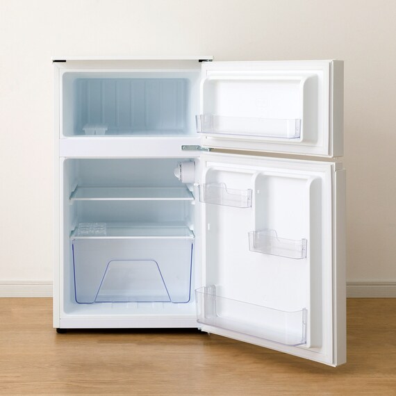 88L 直冷式 2ドア 冷凍冷蔵庫 (GZ2G04 右開き ホワイト)(リサイクル回収あり) 22枚目画像