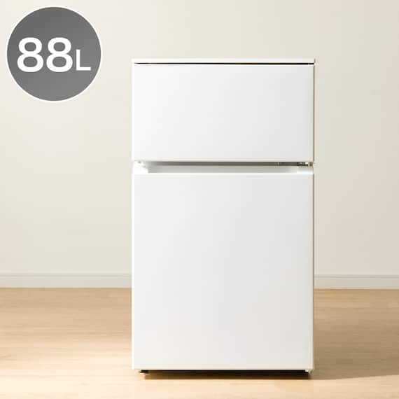 【家電2点セット】88L冷蔵庫+4.5kg洗濯機セット(ホワイト) 3枚目画像