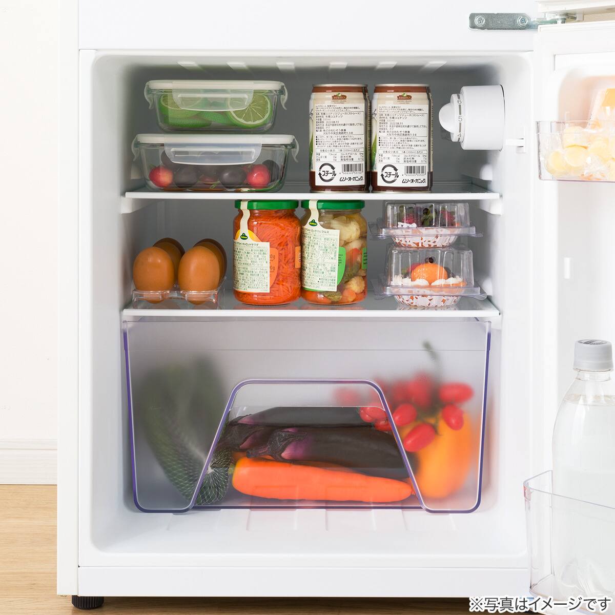 88L 直冷式 2ドア 冷凍冷蔵庫 (GZ2G01 右開き ホワイト)(リサイクル