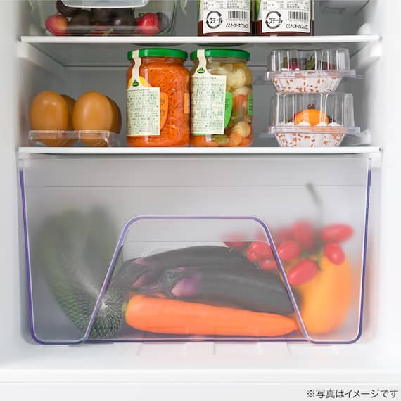 88L 直冷式 2ドア 冷凍冷蔵庫 (GZ2G04 右開き ホワイト)(リサイクル回収なし) 9枚目画像