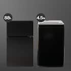 【家電2点セット】88L冷蔵庫+4.5kg洗濯機セット(ブラック) 1枚目画像