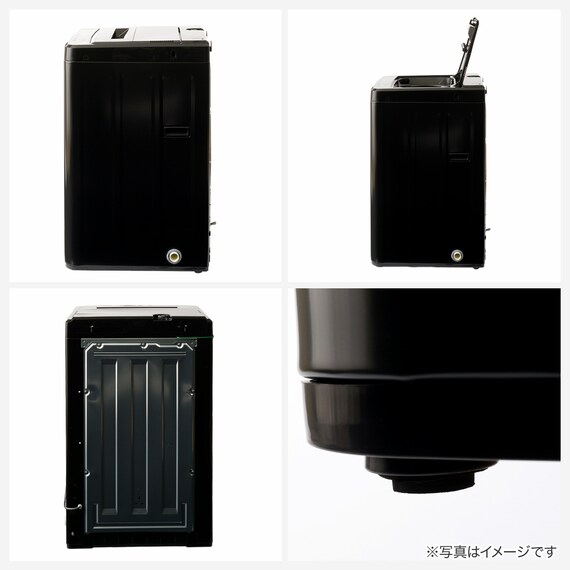 【家電2点セット】88L冷蔵庫+4.5kg洗濯機セット(ブラック) 14枚目画像