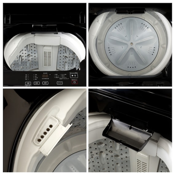 【家電2点セット】88L冷蔵庫+4.5kg洗濯機セット(ブラック) 15枚目画像