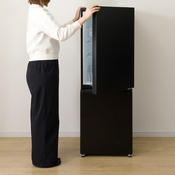 180L 2ドア霜取り不要冷凍冷蔵庫(GZ2G02 ブラック)(リサイクル回収なし) 10枚目画像