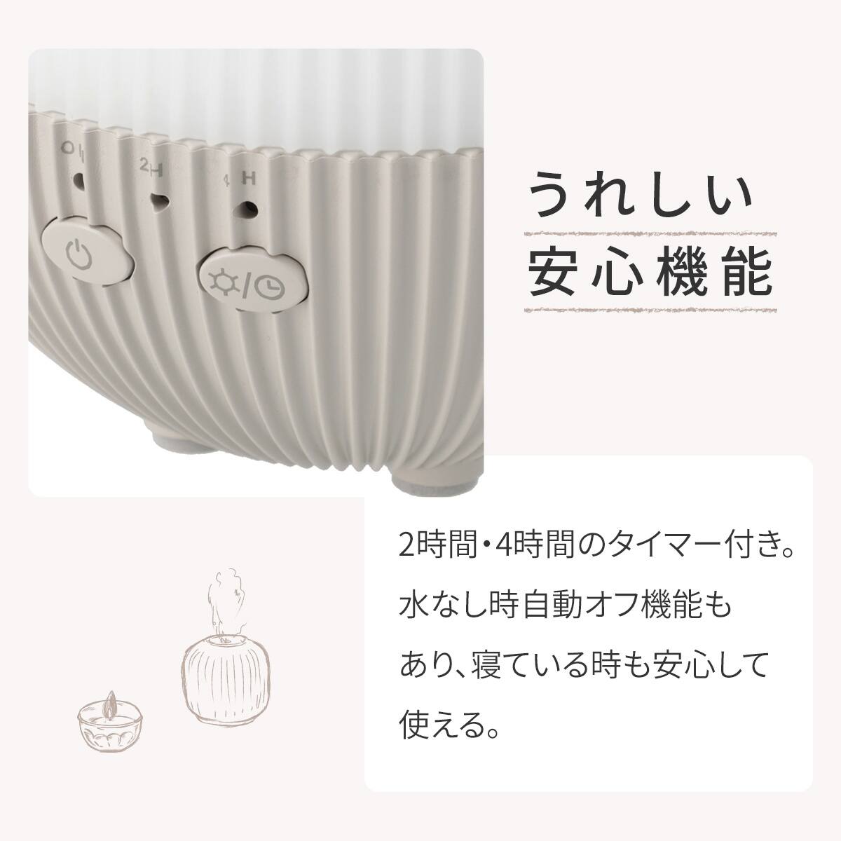 超音波アロマディフューザー 150mL | ニトリネット【公式】 家具