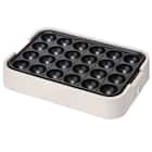 ミニフラット&たこ焼き器「Tatte!」(モカ FP2C04) 1枚目画像