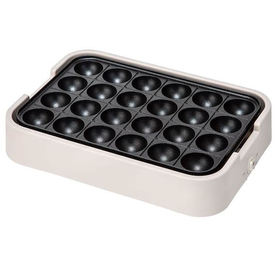 ミニフラット&たこ焼き器「Tatte!」(モカ FP2C04) 1枚目画像