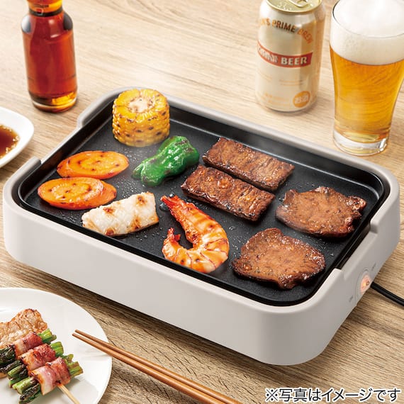 ミニフラット&たこ焼き器「Tatte!」(モカ FP2C04) 9枚目画像