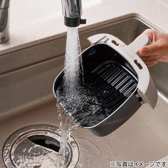 ノンオイルフライヤー(1.4L モカ XJ2G01MO) 8枚目画像