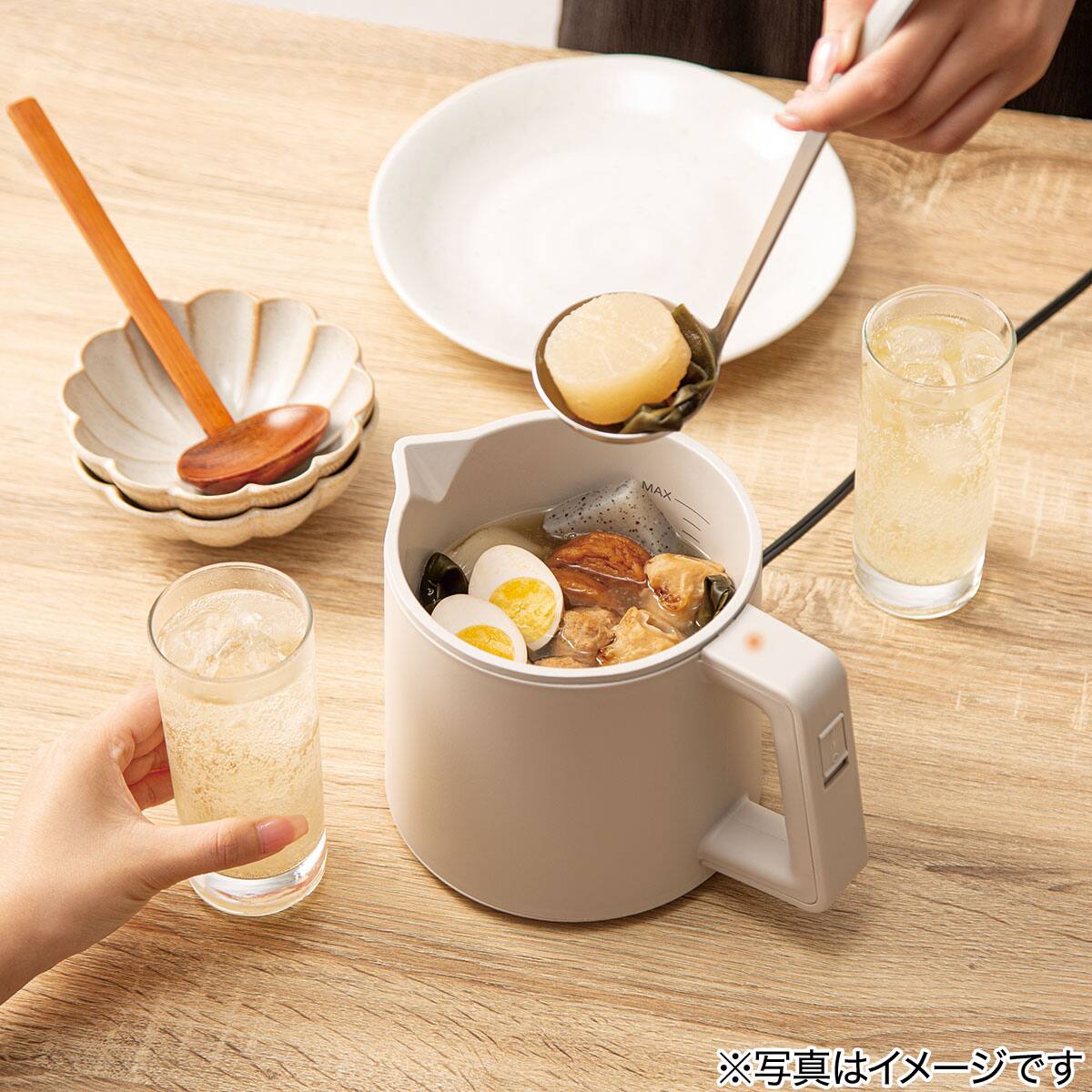現物出品☆リトープス30ポットセット 1台5役おてがる調理ポット(OG2G03 モカ) | ニトリネット【公式】 家具