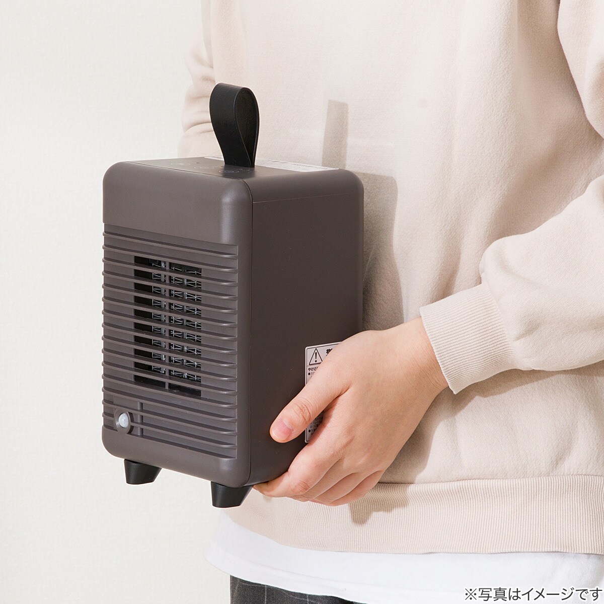 人感ミニセラミックファンヒーター(KH08DG) | ニトリネット【公式