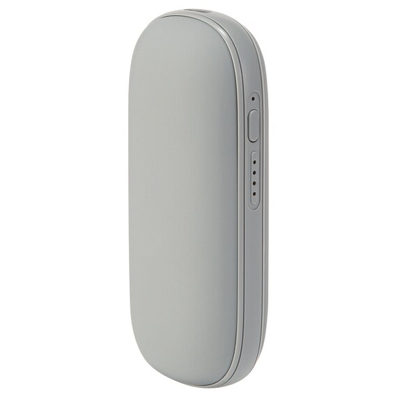 手のひらに収まる充電式カイロ(WK02 GY) 1枚目画像