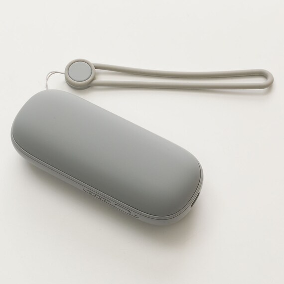 手のひらに収まる充電式カイロ(WK02 GY) 10枚目画像