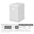 スチーム除菌ハイブリッド加湿器(HB04NG WH) 17枚目画像