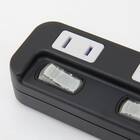 節電タップ6個口 2m(LB-6C6S ブラック) 8枚目画像