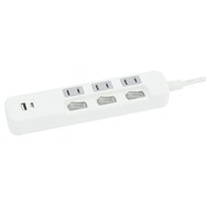 USB付節電タップ(Type-A 1ポート＋Type-C 1ポート)