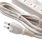 USB付節電タップ4個口(モカ) 6枚目画像