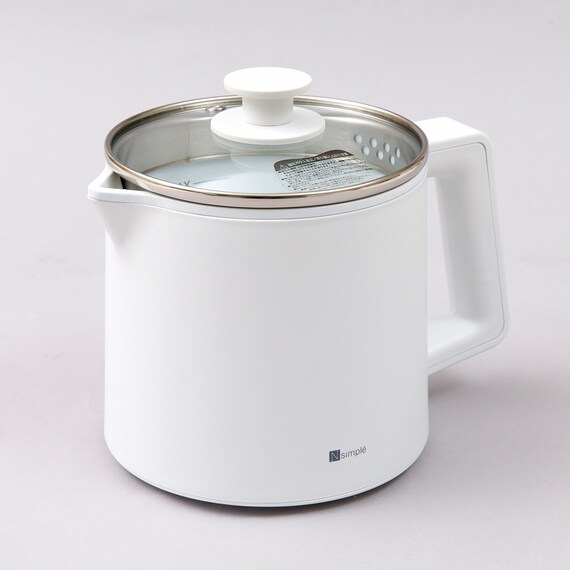 1台5役 おてがる電気調理ポット (OG2G03 ホワイト) 9枚目画像