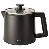 1台5役 おてがる電気調理ポット (OG2G03 ブラック)