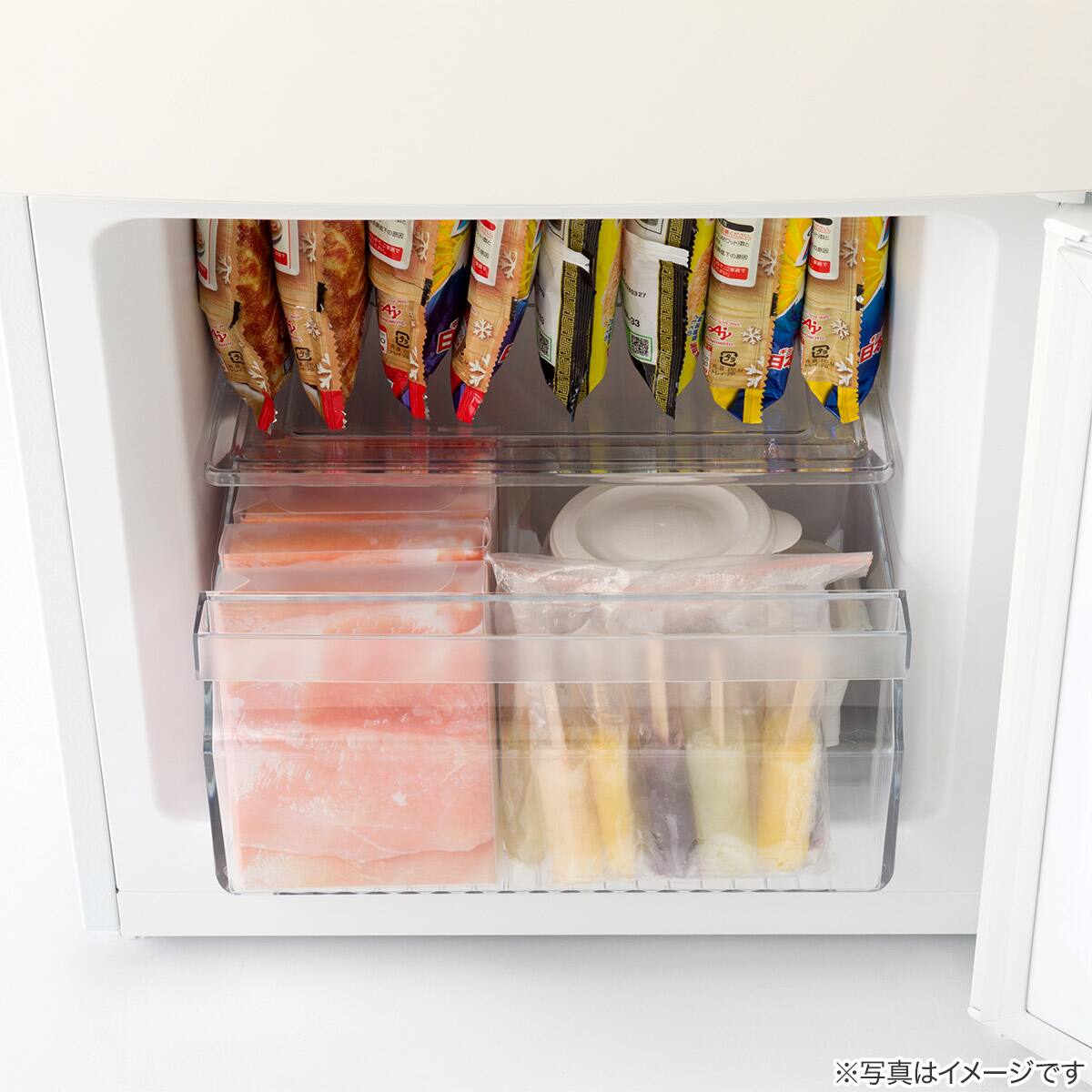 117L 直冷式 2ドア冷凍冷蔵庫(ML2G02 ホワイト)(リサイクル回収あり
