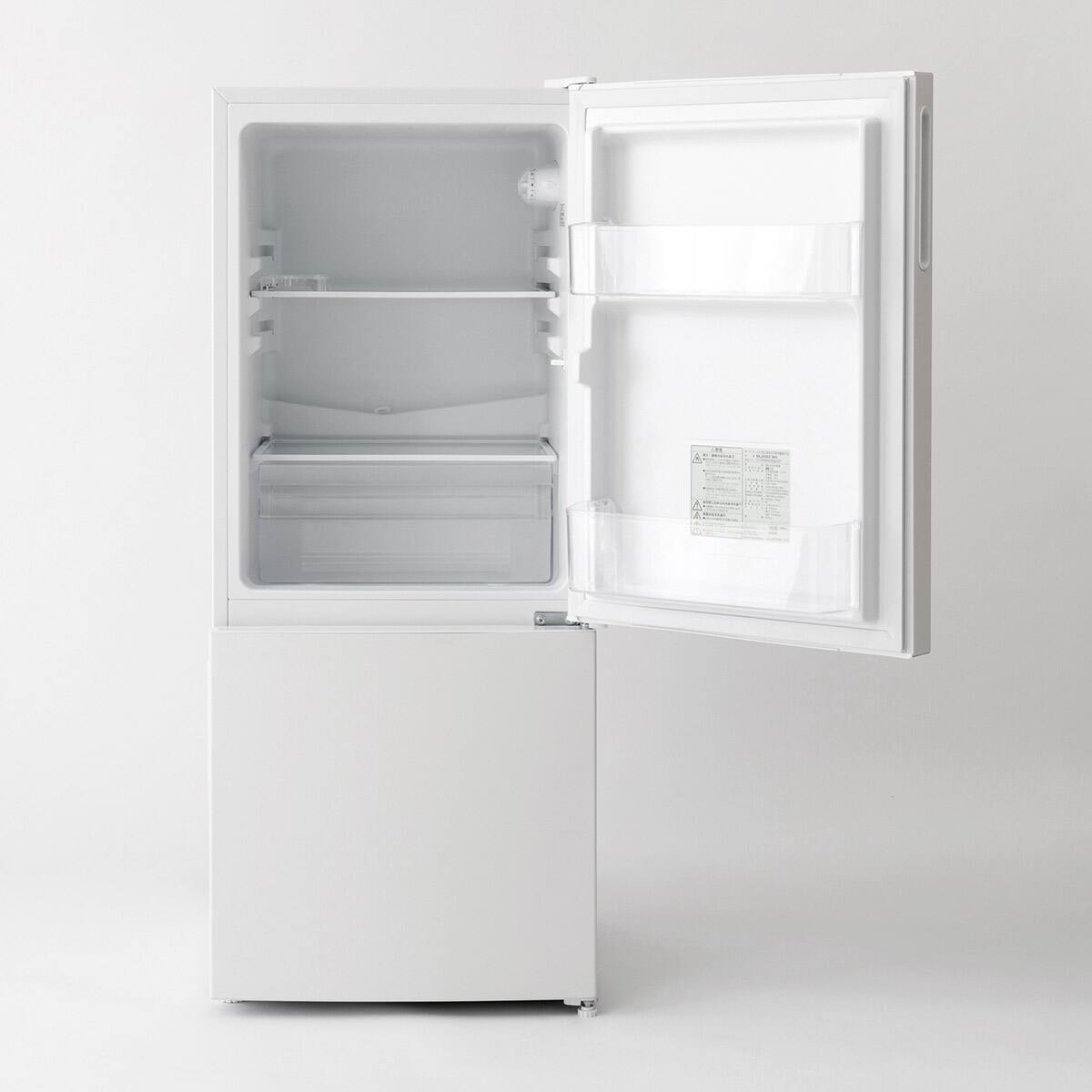 117L 直冷式 2ドア冷凍冷蔵庫(ML2G02 ホワイト)(リサイクル回収あり