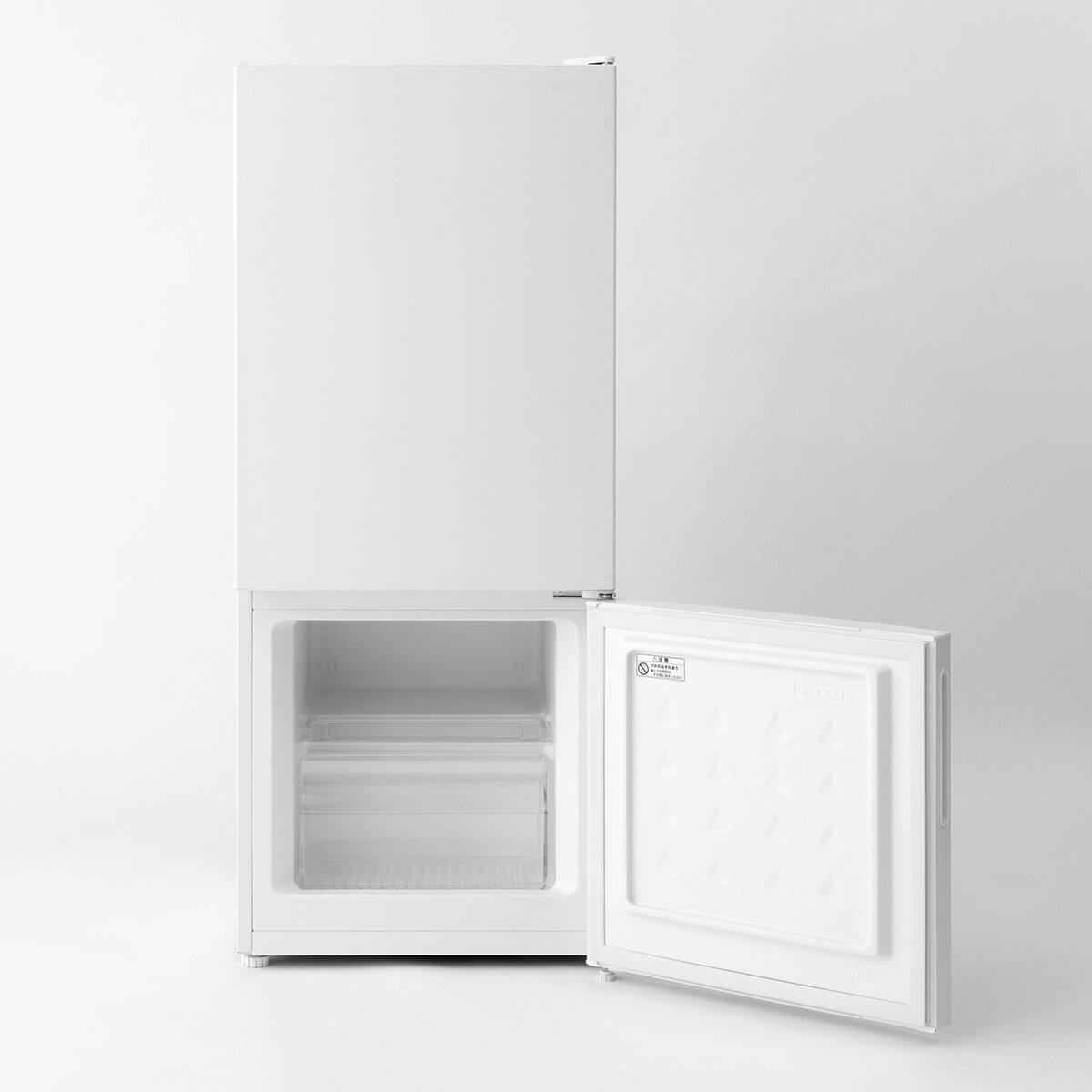 2ドア冷凍冷蔵庫 ホワイト 本体 117L 直冷式 2ドア冷凍冷蔵庫(ML2G02 ホワイト)(リサイクル回収なし