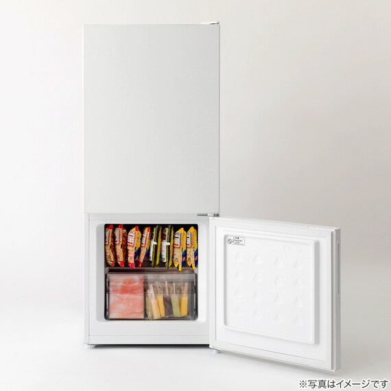 117L 直冷式 2ドア冷凍冷蔵庫(ML2G02 ホワイト)(リサイクル回収なし) 11枚目画像