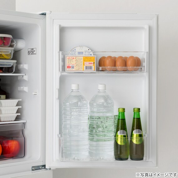 117L 直冷式 2ドア冷凍冷蔵庫(ML2G02 ホワイト)(リサイクル回収なし) 12枚目画像