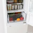 236L 2ドアファン式 スリム冷凍冷蔵庫 (ML2G01 ホワイト)(リサイクル回収なし) 9枚目画像