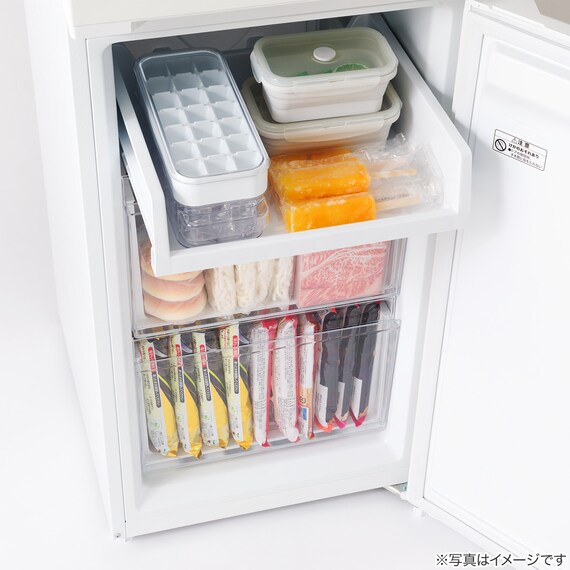 236L 2ドアファン式 スリム冷凍冷蔵庫 (ML2G01 ホワイト)(リサイクル回収なし) 10枚目画像