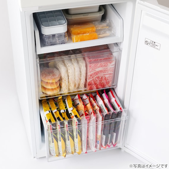 236L 2ドアファン式 スリム冷凍冷蔵庫 (ML2G01 ホワイト)(リサイクル回収なし) 12枚目画像