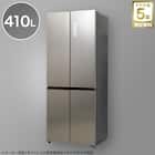 410L 4ドアファン式 冷凍冷蔵庫 (TL2G01 シルバー)(リサイクル回収なし) 1枚目画像