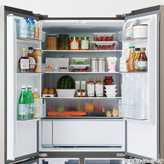 410L 4ドアファン式 冷凍冷蔵庫 (TL2G01 シルバー)(リサイクル回収なし) 9枚目画像