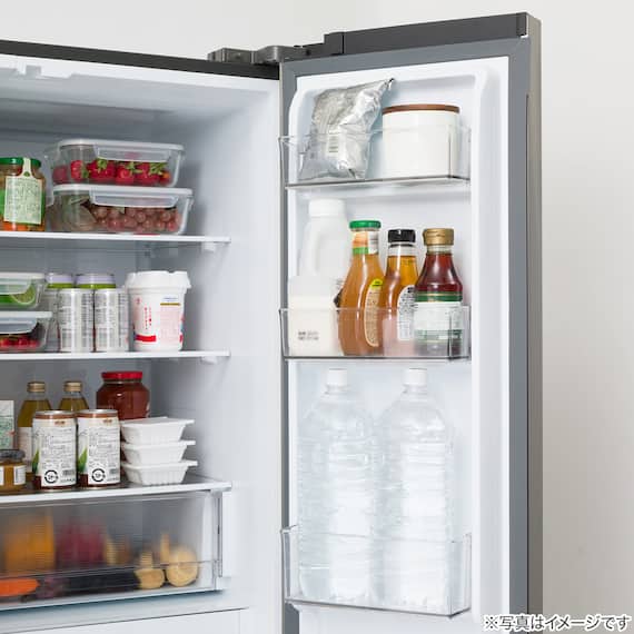410L 4ドアファン式 冷凍冷蔵庫 (TL2G01 シルバー)(リサイクル回収なし) 11枚目画像