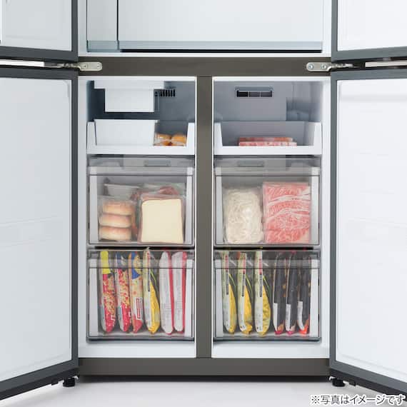 410L 4ドアファン式 冷凍冷蔵庫 (TL2G01 シルバー)(リサイクル回収なし) 15枚目画像