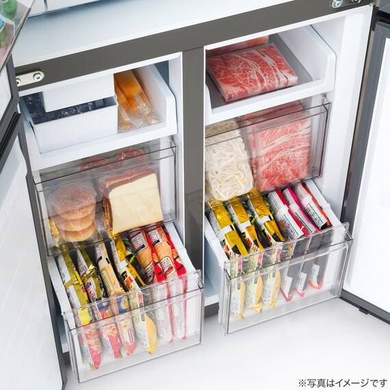 410L 4ドアファン式 冷凍冷蔵庫 (TL2G01 シルバー)(リサイクル回収なし) 17枚目画像