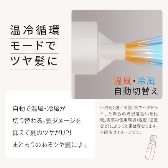 ナノうるおいイオン美髪ドライヤー(NL701 モカ) 3枚目画像