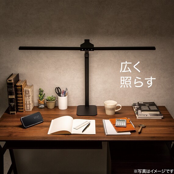 広く照らす 2wayLEDデスクライト(DS521S) 3枚目画像