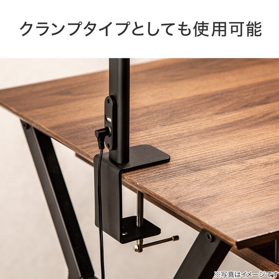 広く照らす 2wayLEDデスクライト(DS521S) 5枚目画像