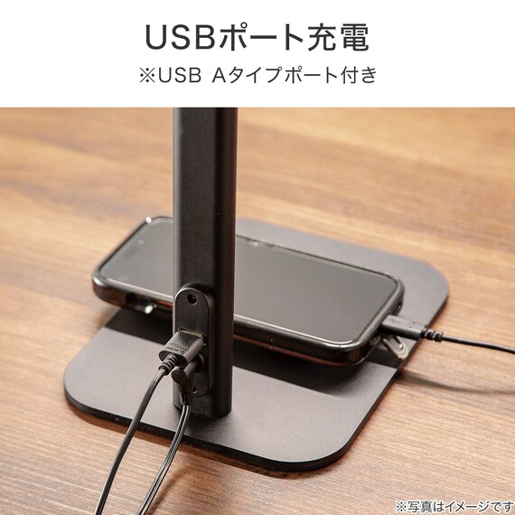 広く照らす 2wayLEDデスクライト(DS521S) 6枚目画像