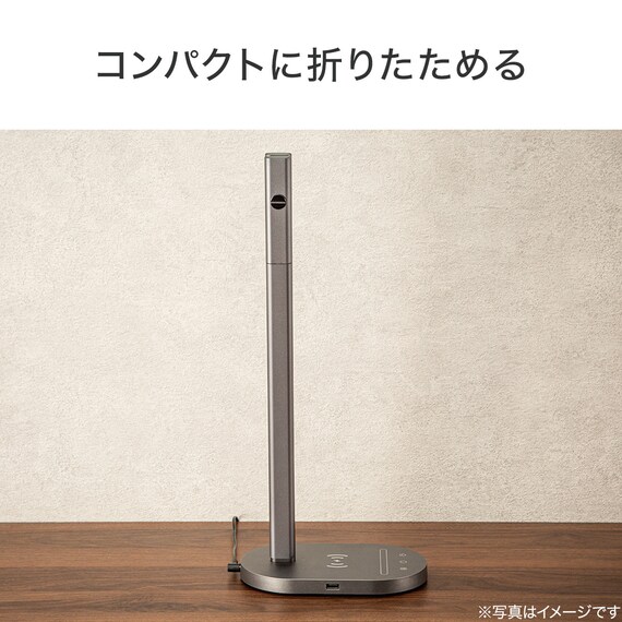 折りたためる LEDデスクライト(DS508QW) 4枚目画像