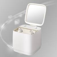 【TV紹介】6分で潤いをサポートできる フェイススチーマー (NK251 ホワイト)(『土曜はナニする！？』（カンテレ・フジテレビ系）)