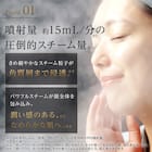 6分で潤いをサポートできる フェイススチーマー (NK251 ホワイト) 3枚目画像