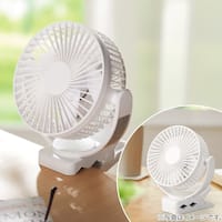 4WAY マグネット付き360度クリップファン (TF28NG-WH)